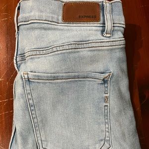 Express Slim Flare High Rise Jeans